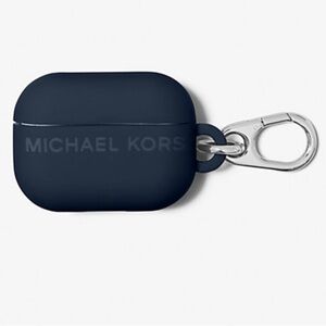 Michael Kors Midnight Blue Logo Embossed Case for Apple AirPods Pro®